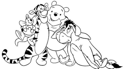 You'd snuggle down into another world with your coloring books and crayons, and time would pass almost unnoticed. Coloring Pages Pooh Bear And Friends di 2020