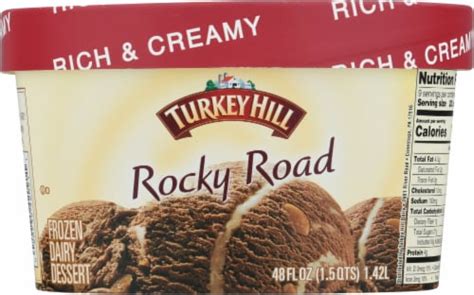 Turkey Hill Rocky Road Ice Cream 48 Fl Oz Frys Food Stores