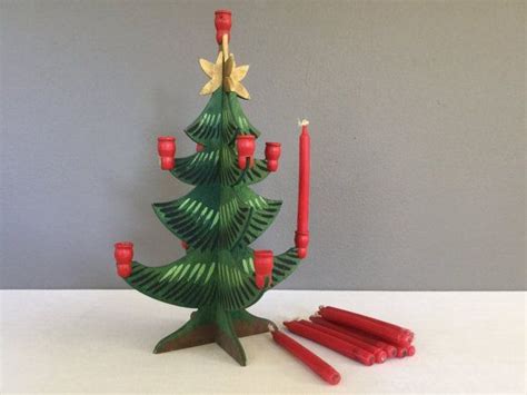 Vintage Swedish Christmas Tree Candle Holder Scandinavian Etsy