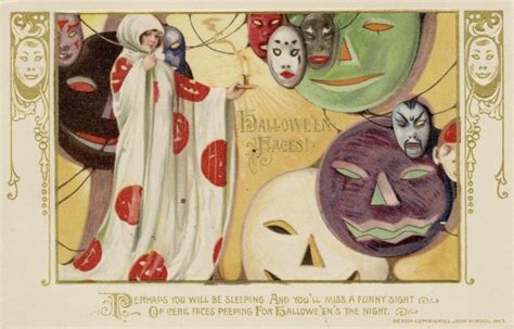 Vintage Halloween Cards Are The Stuff Of Nightmares Vintage Halloween