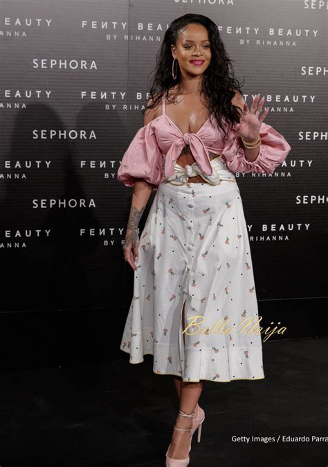 Rihanna Looked So Chic At Fenty Beauty Launch In Madrid Magcorp Blog