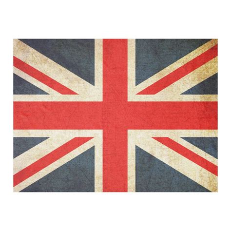 Retro British Union Jack Flag Fleece Blanket In 2021