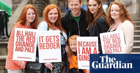 Ginger Pride Walk In Pictures Uk News The Guardian
