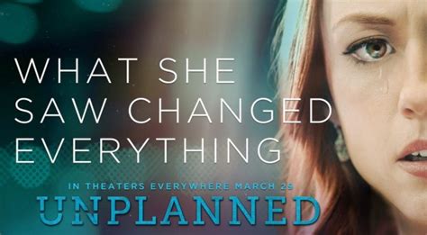 The film is based on her book of the same name. Unplanned Movie Trailer : Teaser Trailer