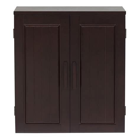 Those that have several things to keep and store in the bathroom know that storage is an issue, especially when you barely have room for your necessities. Dark Birch Wood Finish Bathroom Wall Cabinet ...