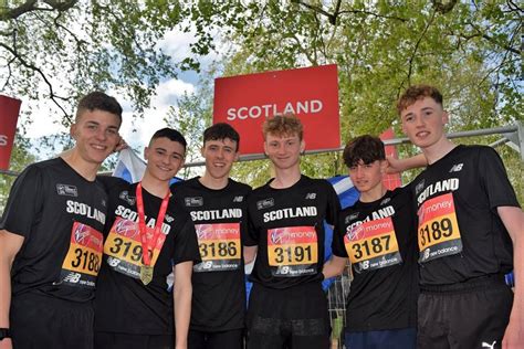 Young Athletes Ready For London Mini Marathon Chance Scottish Athletics