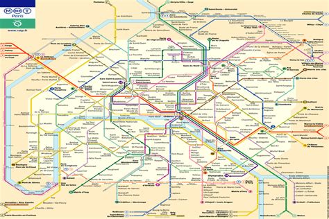Paris Metro Info ≡ Voyage Carte Plan