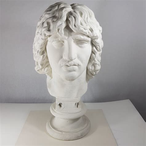 D Brucciani And Co London Large Plaster Bust Of A Man 67cm High