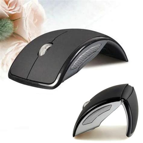 Etmakit Hot 1200dpi Wireless Foldable Arc Optical Mouse Mice Receiver 2