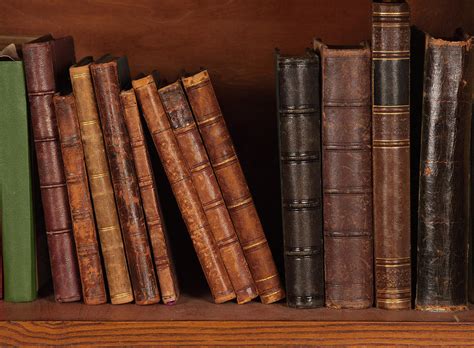 Antique Books On Bookshelf Photograph By Elena Glenkar