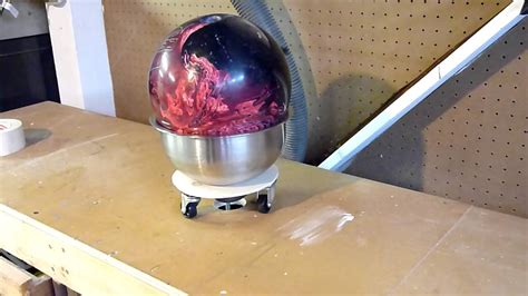 Not many people can make bowling ball spinners, but that's not to. Homemade ball spinner - YouTube