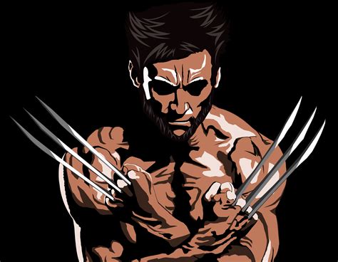 The Wolverine Art Wallpaperhd Superheroes Wallpapers4k Wallpapers
