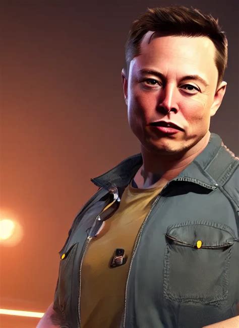 Highly Detailed Portrait Elon Musk Gta 5 Art Unreal Stable Diffusion
