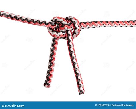 Ashley S Bend Knot Tied On Synthetic Rope Cut Out Stock Photo Image