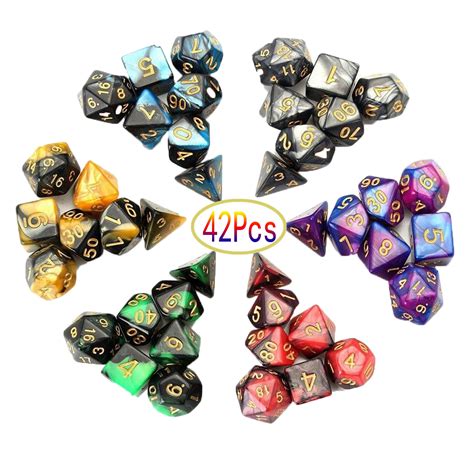 X Polyhedral Dice Set Pieces For Dungeons And Dragons Dnd Rpg Mtg Table Games D D D