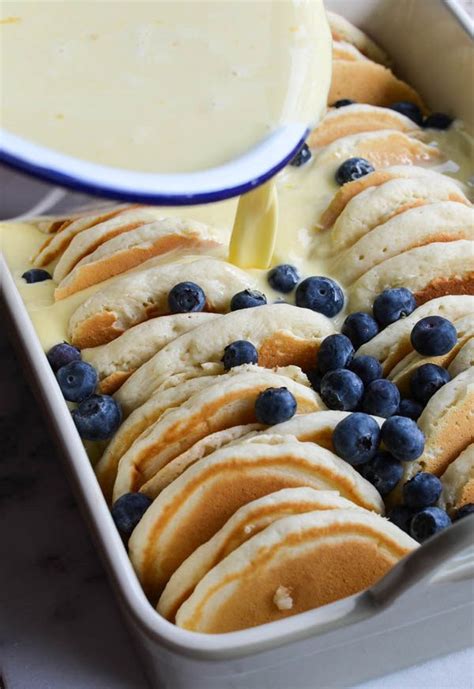 Blueberry Pancake French Toast Bake Breakfast Dishes French Toast
