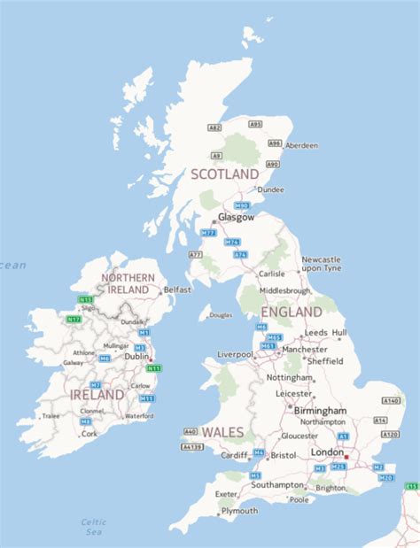Map Of England Wales Scotland Afp Cv