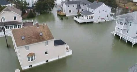 Winter Storm Floods New England Neighborhoods Cbs News