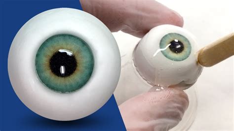 How To Make Easy Realistic Eyeballs Out Of Polymer Clay Youtube