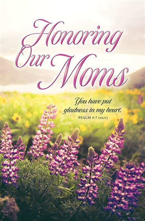 Honoring Our Moms Mothers Day Regular Size Bullet Cokesbury