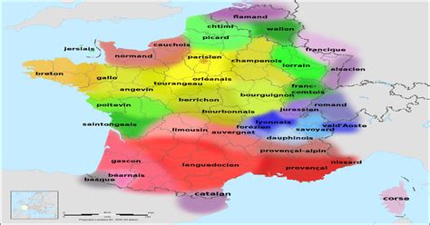 The Languages And Dialects Of France And Its Surrounding Regions
