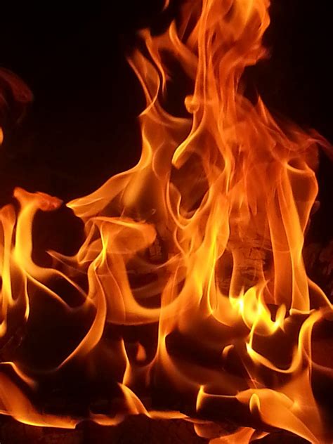 Kostenlose Foto Licht Warm Flamme Feuer Kamin Hitze Inferno