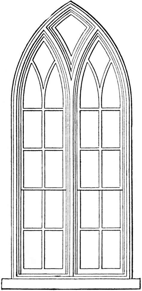 gothic church windows clip art  graphics fairy