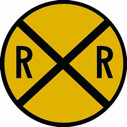Signs Railroad Crossing Sign Tracks Circle Rr