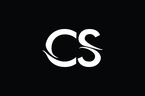 Cs Monogram Logo Design By Vectorseller Thehungryjpeg