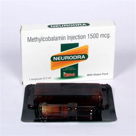 Drams Methylcobalamin 1500 Mcg Injection Packaging Type Ampoule
