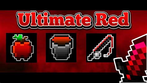 Ultimate Red 16x Texture Pack Pvp No Lag Minecraft Pocket