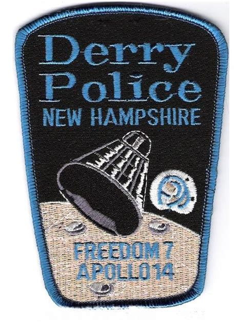 Us State Of New Hampshire City Of Derry Police Department Patch