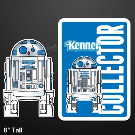 R2 D2 Kenner Collector Custom Decal Set