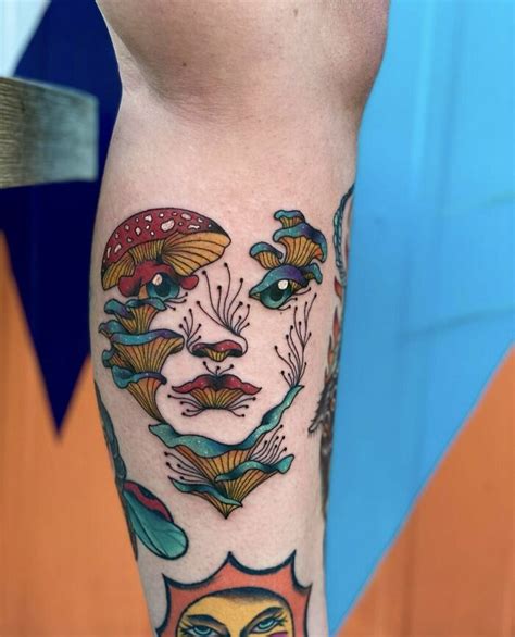 100 Trippy Tattoos For The Lovers Of Psychedelic Art Bored Panda