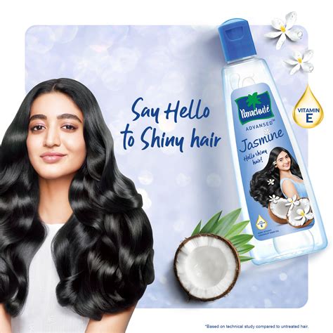 Parachute Advansed Jasmine Coconut Hair Oil Vitamin E For Healthy Shiny Hair Non Sticky Buy