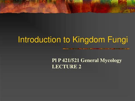 Ppt Introduction To Kingdom Fungi Powerpoint Presentation Free