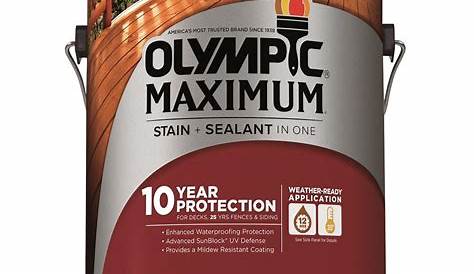 Olympic Maximum 1 gal. Base 2 Solid Color Exterior Stain and Sealant in