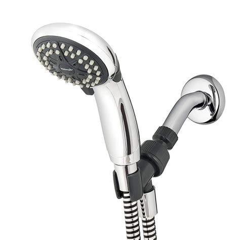 hand held shower head eco flow low flow water saving shower 1 6 gpm vbe 453 chrome 3 setting