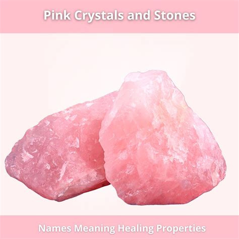 Pink Crystals And Stones Meaning Healing Properties Names Golden