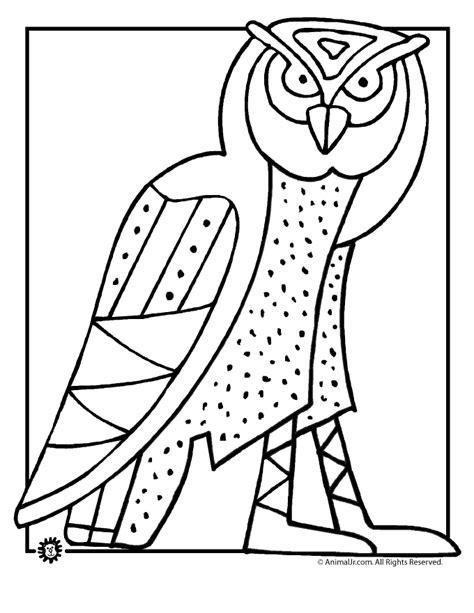 If you enjoyed these colour activities there are 600 more fun ideas for kids on the rest of this site! owl-art-coloring-page | Woo! Jr. Kids Activities