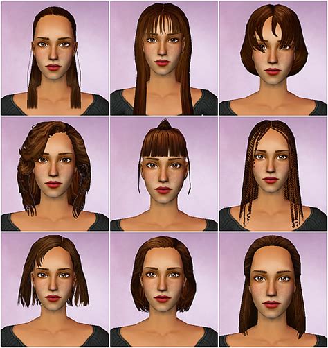 Sims 2 Makeup Sims 2 Hair Easy Bun Hair System Sims 4 Clothing