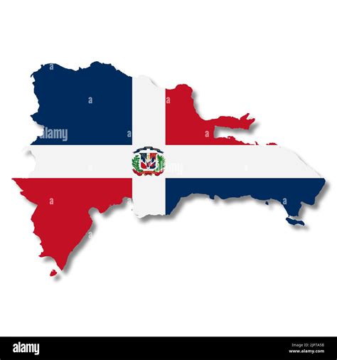 Dibujo De La Mapa De Republica Dominicana