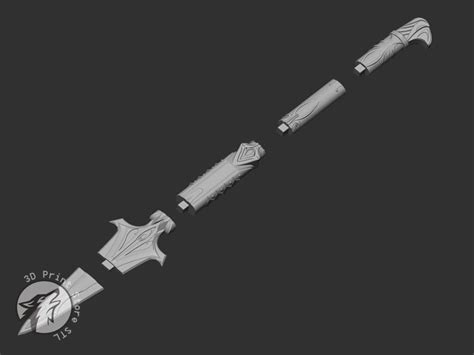 Spear Of Leonidas From Assassins Creed Odyssey 3d Print Model By
