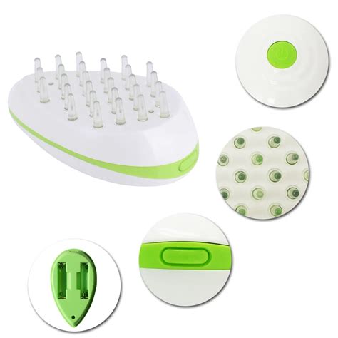 Hot Selling Handheld Electric Scalp Mini Head Massager Vibrating Hair Comb Brush Tens Machine