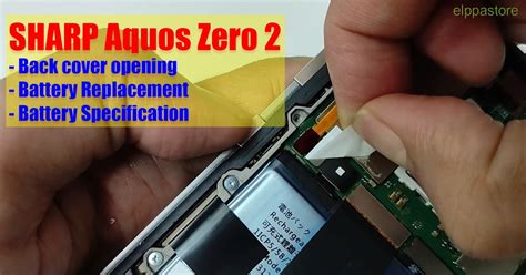 Cara Membuka Casing Belakang Dan Mengganti Baterai Sharp Aquos Zero 2
