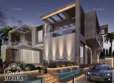 Modern Villa In Abu Dhabi Algedra Design Archinect