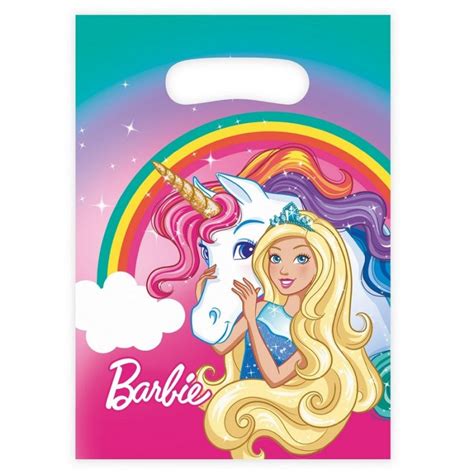 Barbie Dreamtopia Loot Favour Bags 25cm Pack Of 8