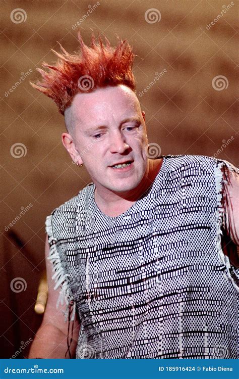 Sex Pistols John Lydon During The Concert Editorial Stock Image Image Of Famous Live