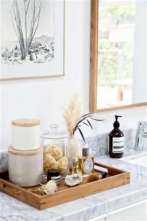 Free delivery and returns on ebay plus items for plus members. 40 Beautiful Bathroom Vanity Tray Decor Ideas | Bathroom ...