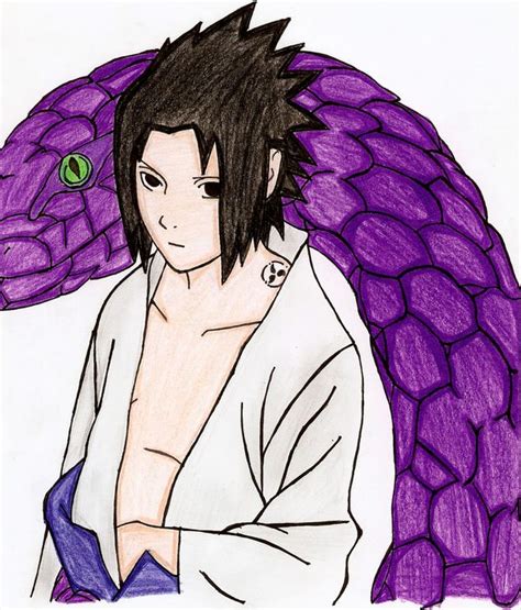 When sasuke became a ninja his personality wasn't so different till he started to bond with sakura and naruto, that's when he had opened up his dormant part of his brain but the incident with. Sasuke Uchiha mit Schlange by KuchikiTaichou on DeviantArt